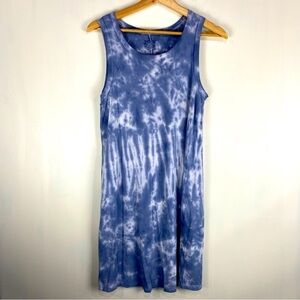 Thread & Supply‎ Tie Dye Soft Stretchy Jersey Knit Tank Top Mini Dress Medium